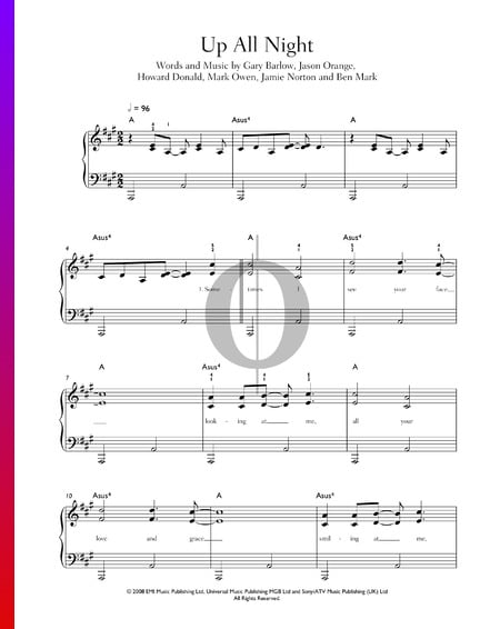 Up All Night Sheet Music
