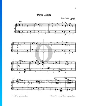 Danse Galante Sheet Music