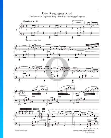 The Mountain Captive’s Song, Op. 44