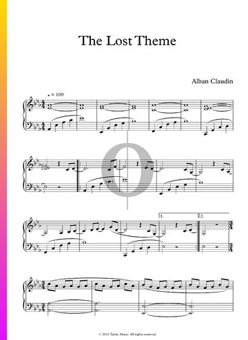 The Lost Theme Sheet Music
