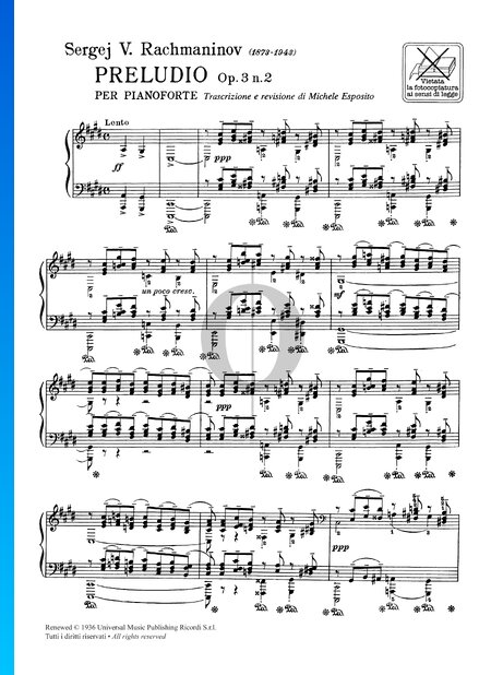 Preludio in C-sharp Minor, Op. 3 No. 2