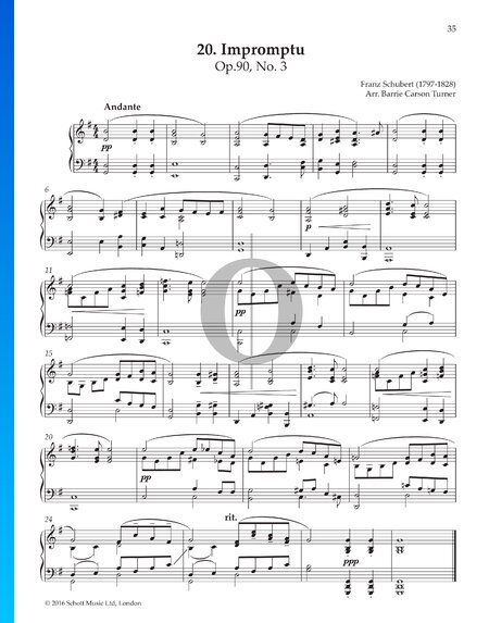 Impromptu Ges-Dur, Op. 90 Nr. 3 (D899)