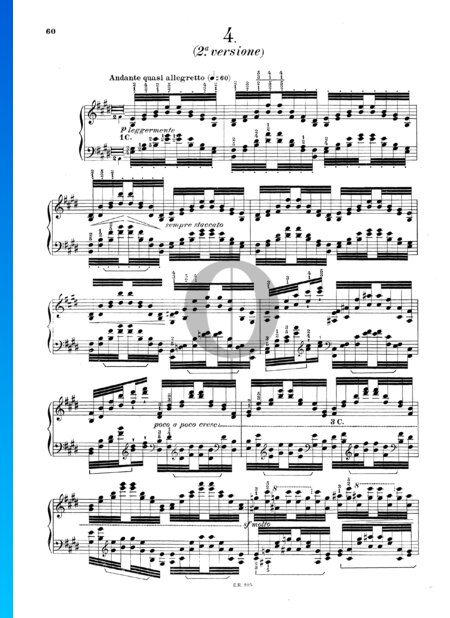Six Grand Studies After Paganini, S. 141: Étude No. 4