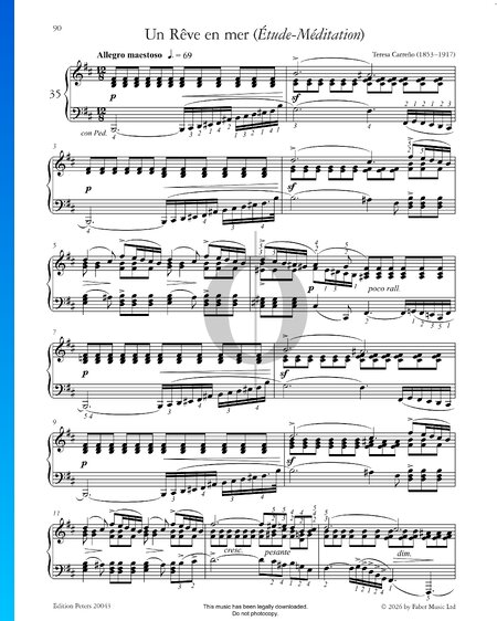 Un Rêve en mer (Étude-Méditation)