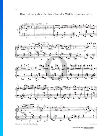Romeo and Juliet, Op. 75: Dance Of The Girls With Lilies Sheet Music