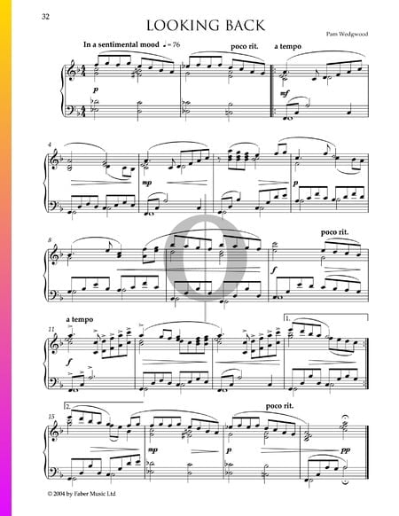 Looking Back Musik-Noten