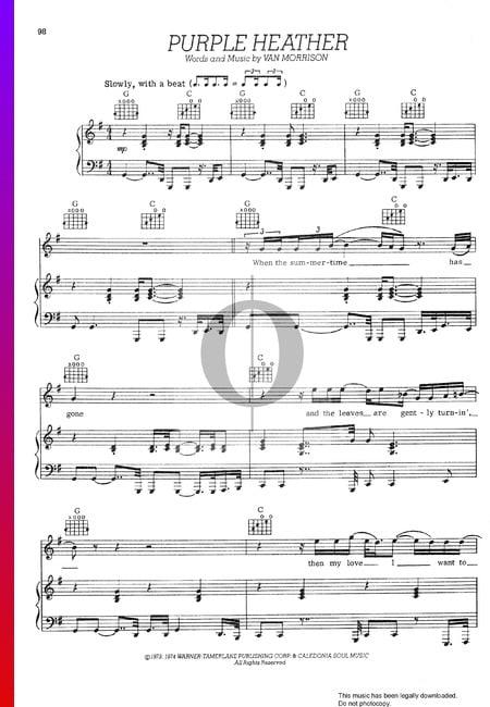 Purple Heather Sheet Music