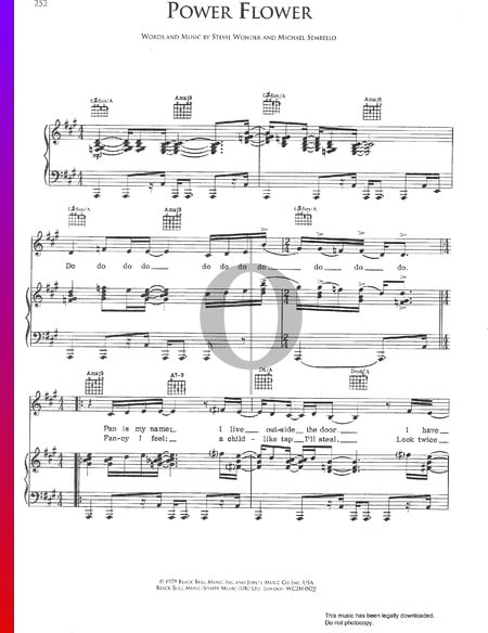Power Flower Musik-Noten