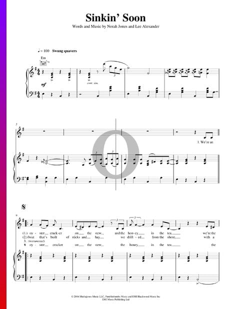Sinkin' Soon Musik-Noten