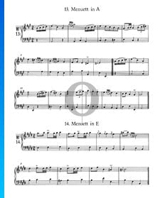 Menuet in E Major, No. 14