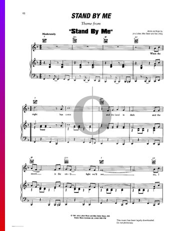 Stand By Me Sheet Music
