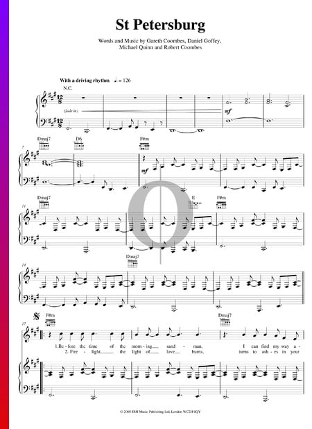 St. Petersburg Sheet Music