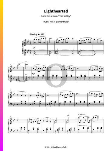 Lighthearted Sheet Music