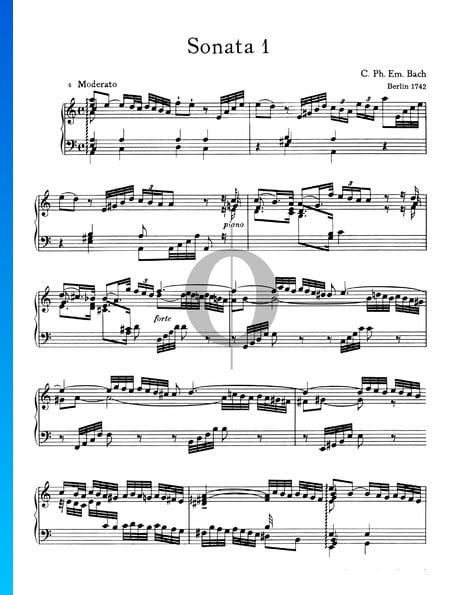 Sonata n.º1 en la menor: 1. Moderato