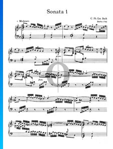 Sonate Nr.1 a-Moll: 1. Moderato