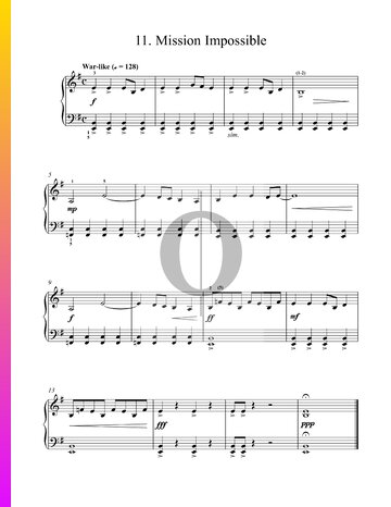 Mission Impossible Sheet Music