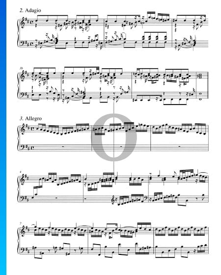 Concerto in B Minor, BWV 979: 3. Allegro Sheet Music