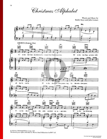 Christmas Alphabet Musik-Noten