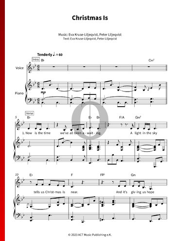 Christmas Is Partitura