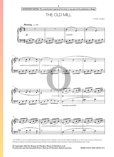The Old Mill Sheet Music