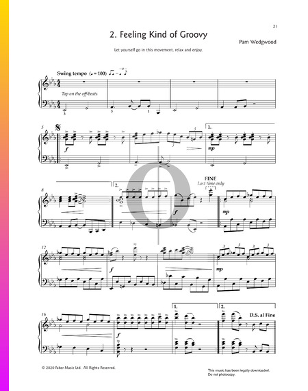Changing Moods: 2. Feeling Kind Of Groovy Musik-Noten