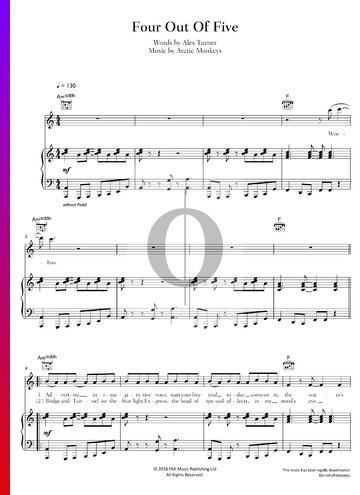 Four Out Of Five Partitura