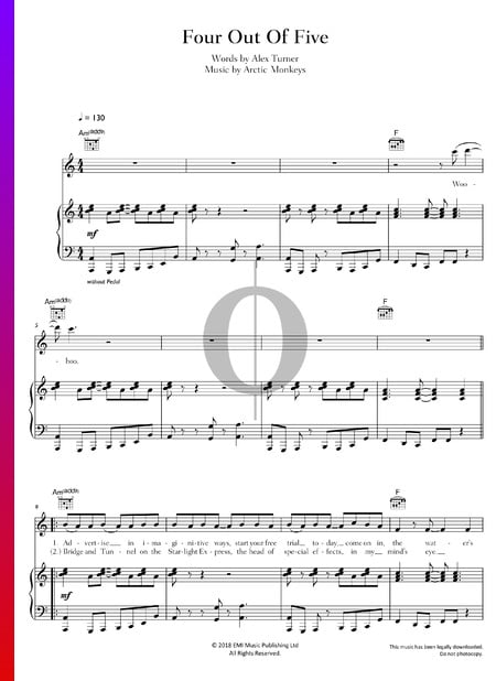 Four Out Of Five Musik-Noten