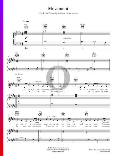 Movement Musik-Noten