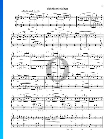 The Reapers' Song, Op. 68 No. 18 Sheet Music