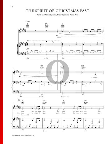 The Spirit Of Christmas Past Partitura