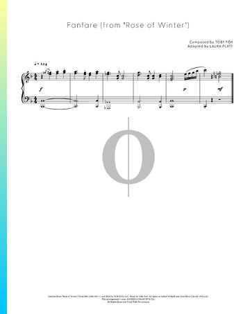 Fanfare (from Rose of Winter) Partitura