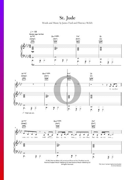 St. Jude Sheet Music