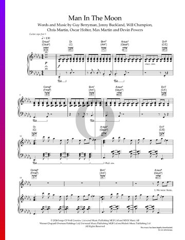 Man In The Moon Sheet Music