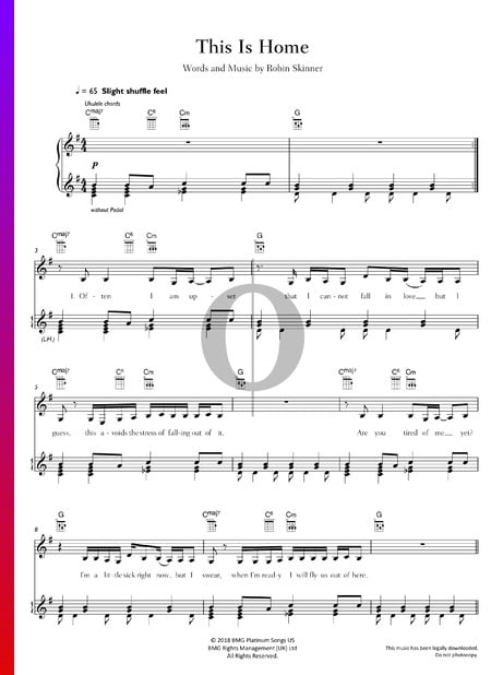 This Is Home Musik-Noten