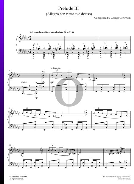Preludio III (Allegro ben ritmato e deciso)