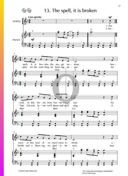 The Spell It Is Broken Sheet Music
