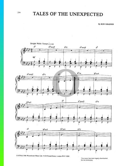 Tales Of The Unexpected Musik-Noten