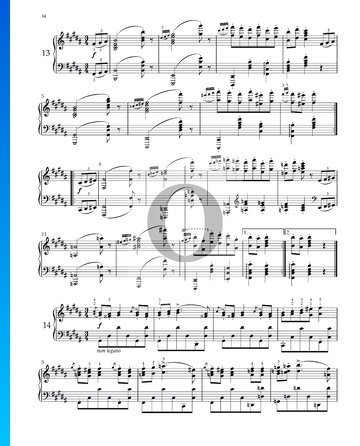 Partition Valse, Op. 39 No. 14