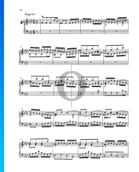 Fuga en fa menor, BWV 881