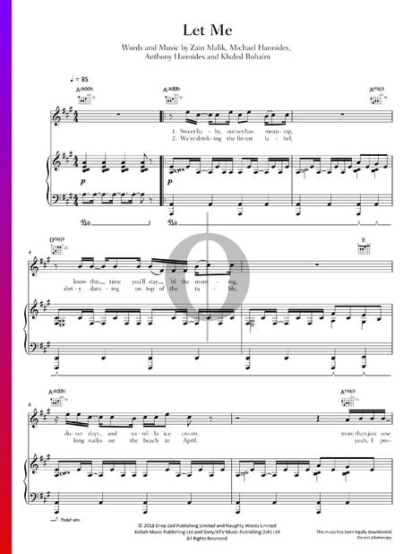 Let Me Partitura