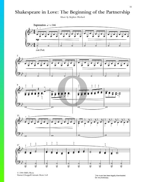 The Beginning Of The Partnership Musik-Noten