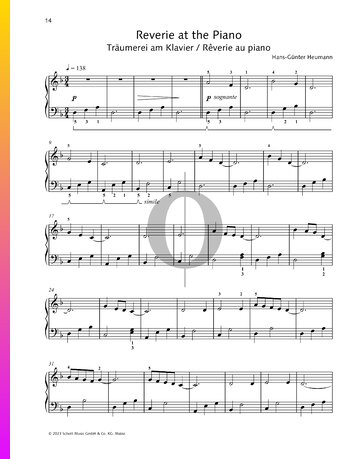 Reverie at the Piano Partitura