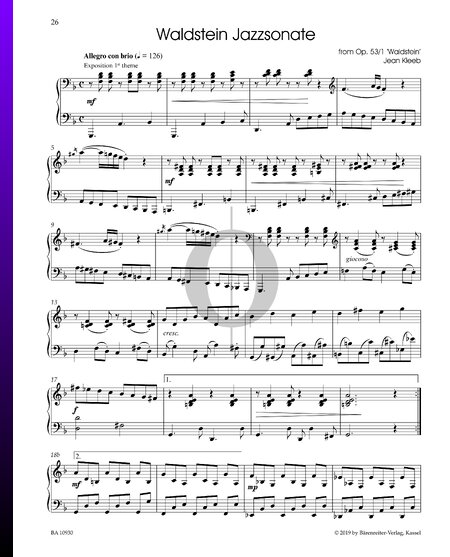 Waldstein Jazzsonate (from Op. 53/1)