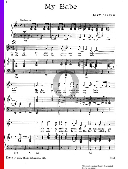 My Babe Sheet Music
