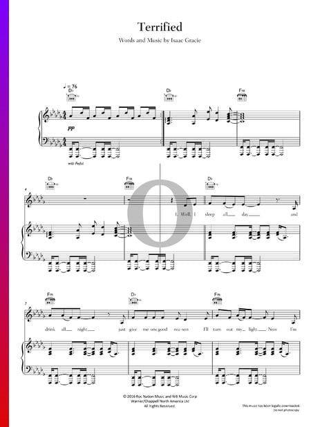 Terrified Musik-Noten