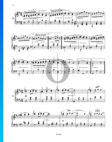 Sixteen Waltzes, Op. 39 No. 11 Sheet Music