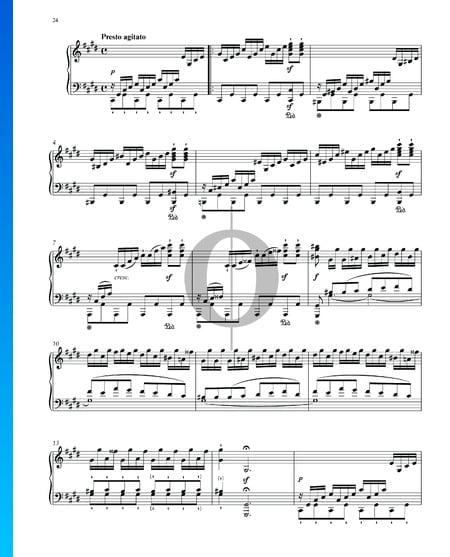 Sonata quasi una Fantasia ("Moonlight Sonata"), Op. 27 No. 2: 3. Presto agitato