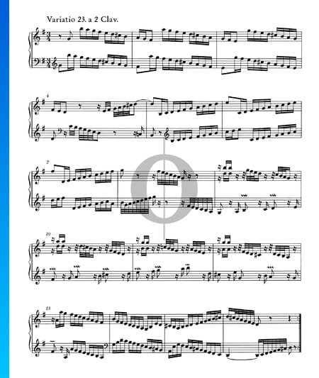 Goldberg Variations, BWV 988: Variatio 23. a 2 Clav.