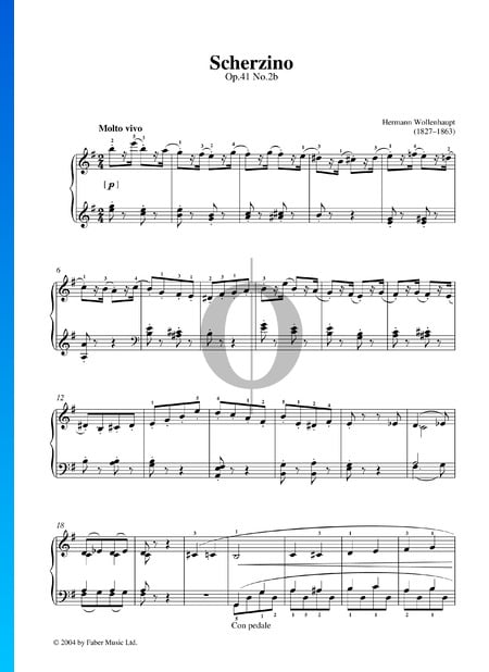 Scherzino, Op. 41 No. 2b Sheet Music