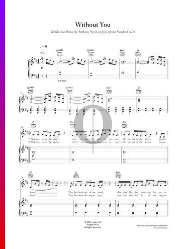 Without You Sheet Music